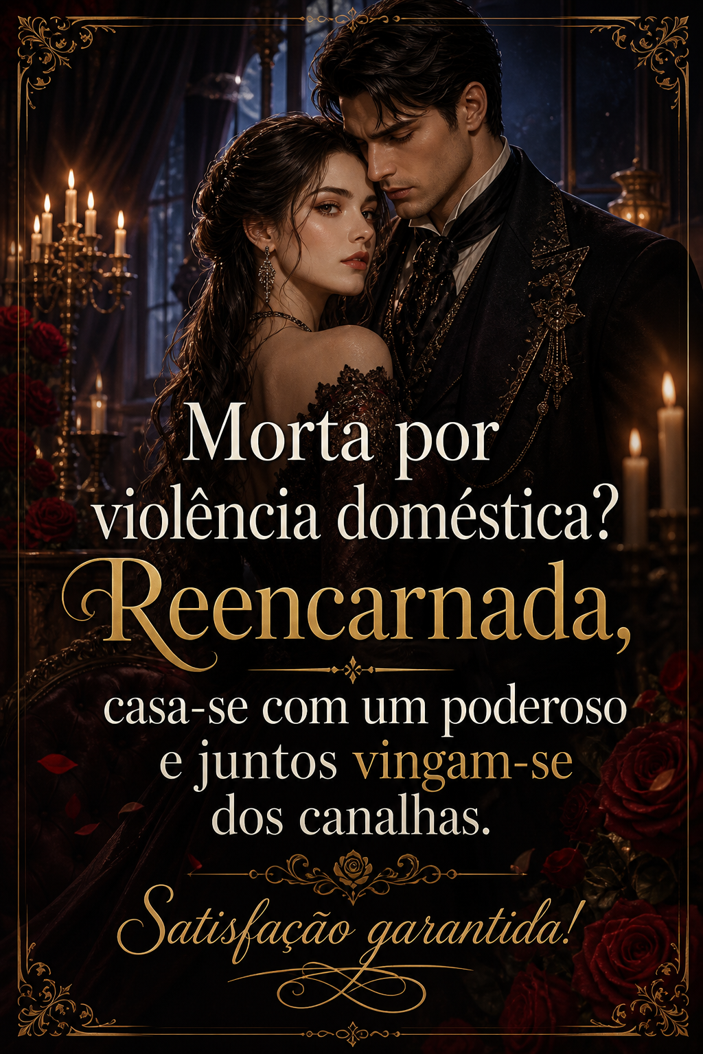 Morta por violência doméstica? Reencarnada, casa-se com um poderoso e juntos vingam-se dos canalhas. Satisfação garantida!