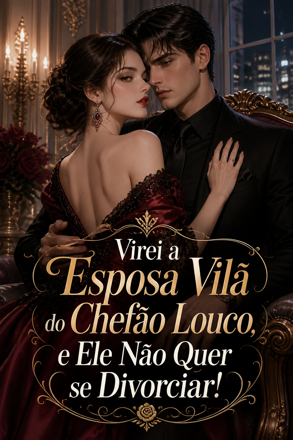 Virei a Esposa Vilã do Chefão Louco, e Ele Não Quer se Divorciar!