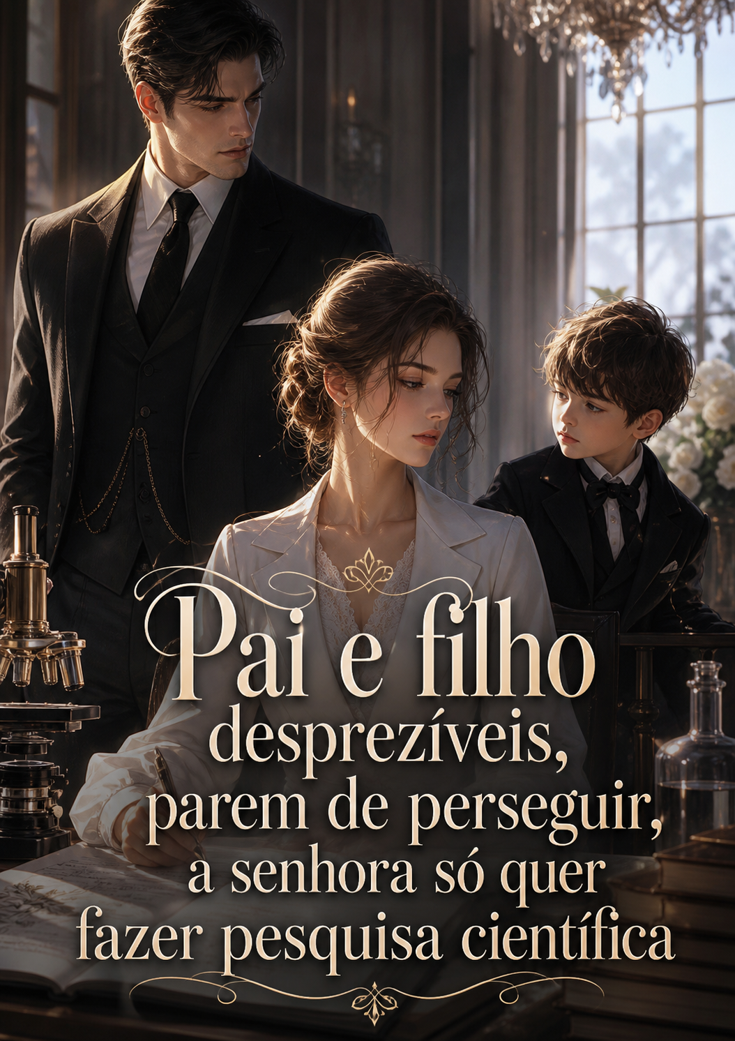 Pai e filho desprezíveis, parem de perseguir, a senhora só quer fazer pesquisa científica