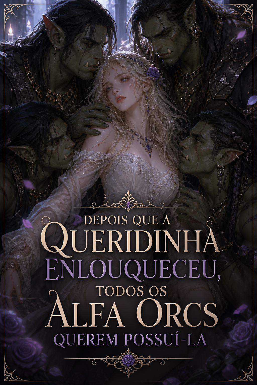 Depois que a Queridinha Enlouqueceu, Todos os Alfa Orcs Querem Possuí-la